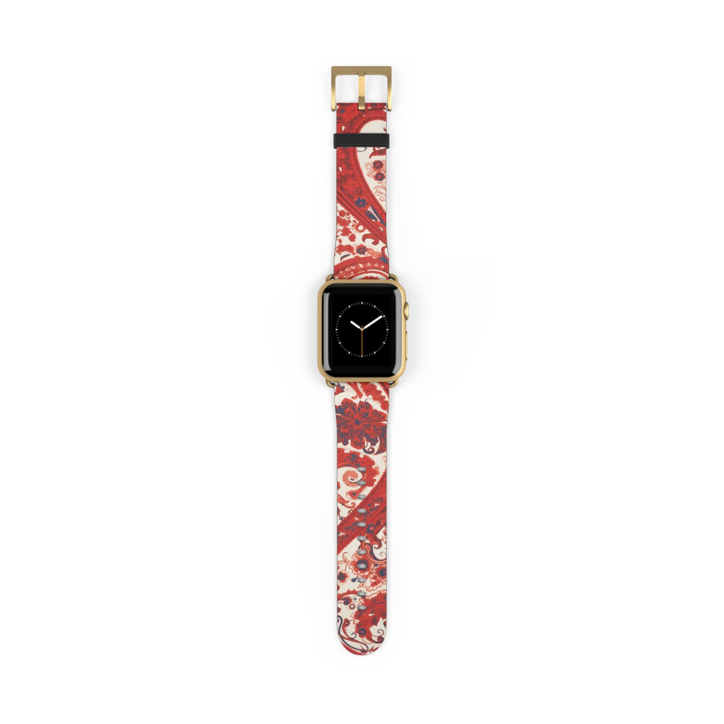 Apple Watch Strap - Red Paisley