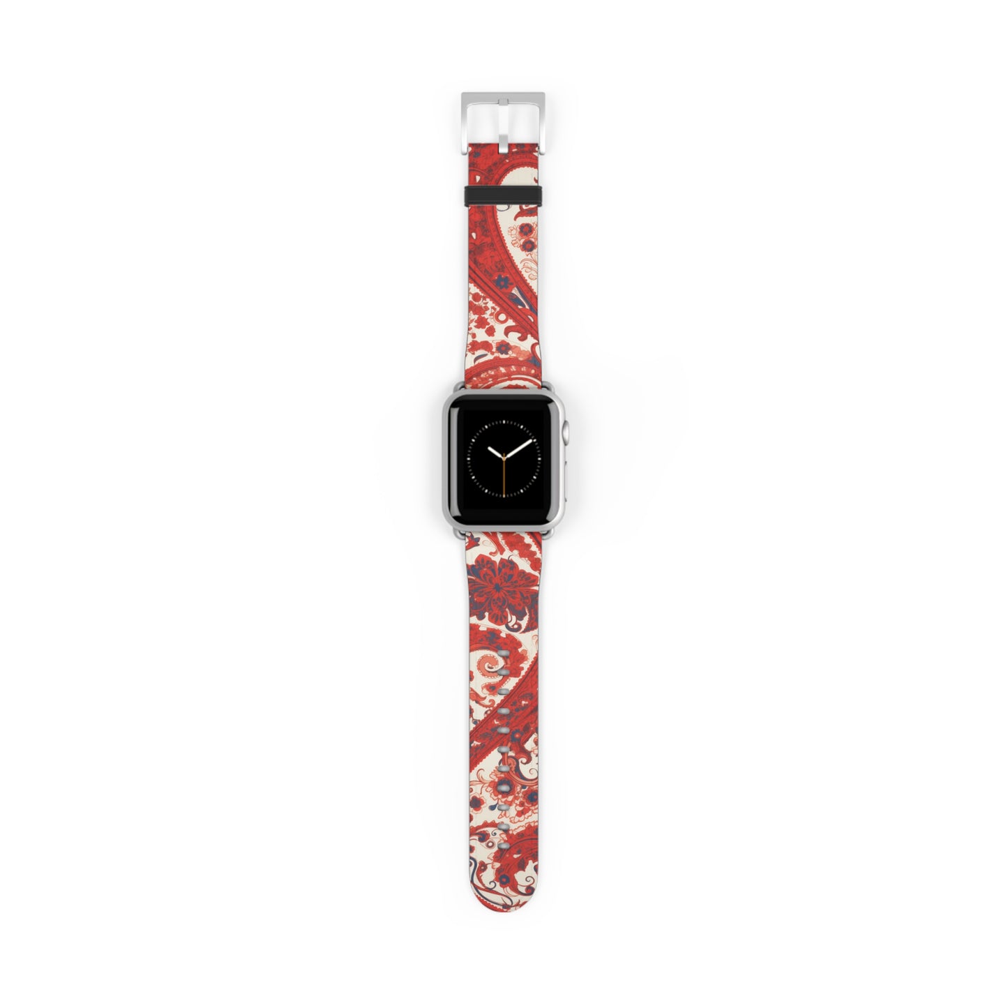 Apple Watch Strap - Red Paisley
