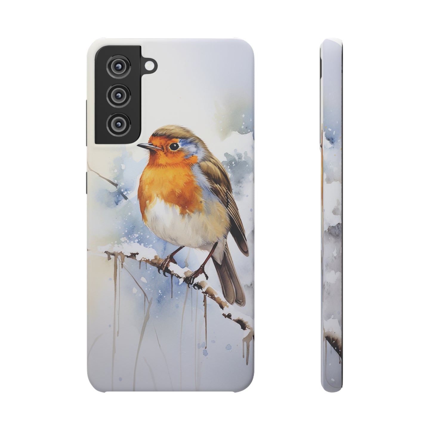 Winter Robin - Snap Cases