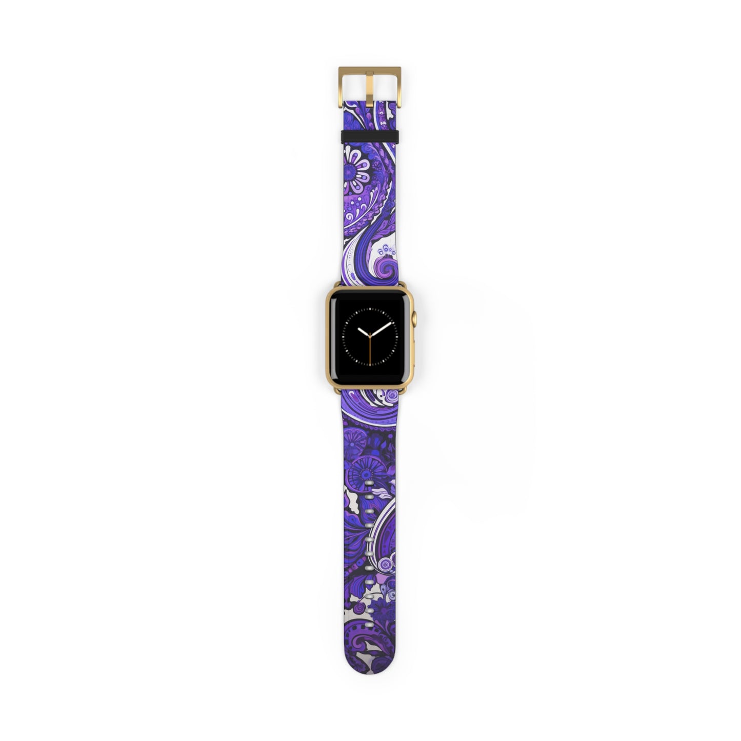 Apple Watch Strap - Purple Paisley