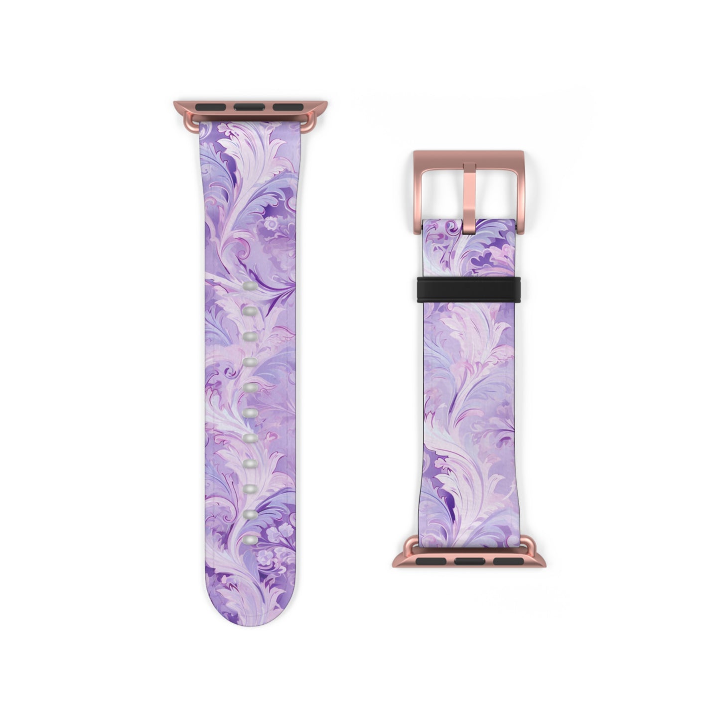 Apple Watch Strap - Pastel Lilac Paisley