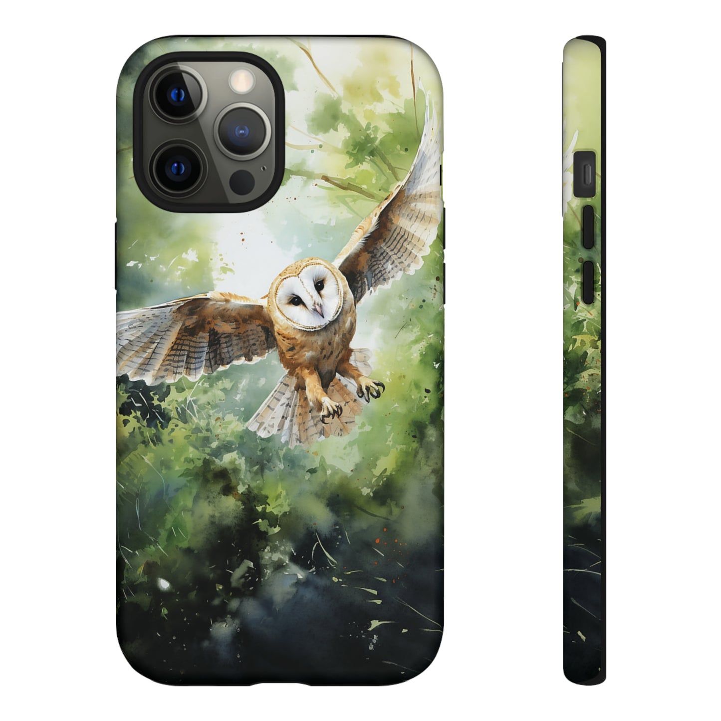 Barn Owl Watercolour - Tough Case