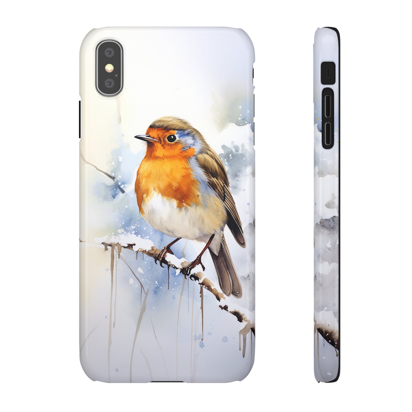 Winter Robin - Snap Cases