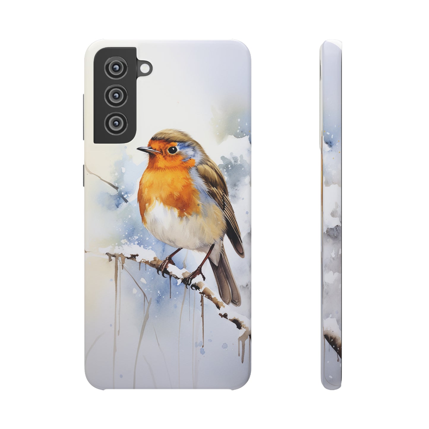 Winter Robin - Snap Cases