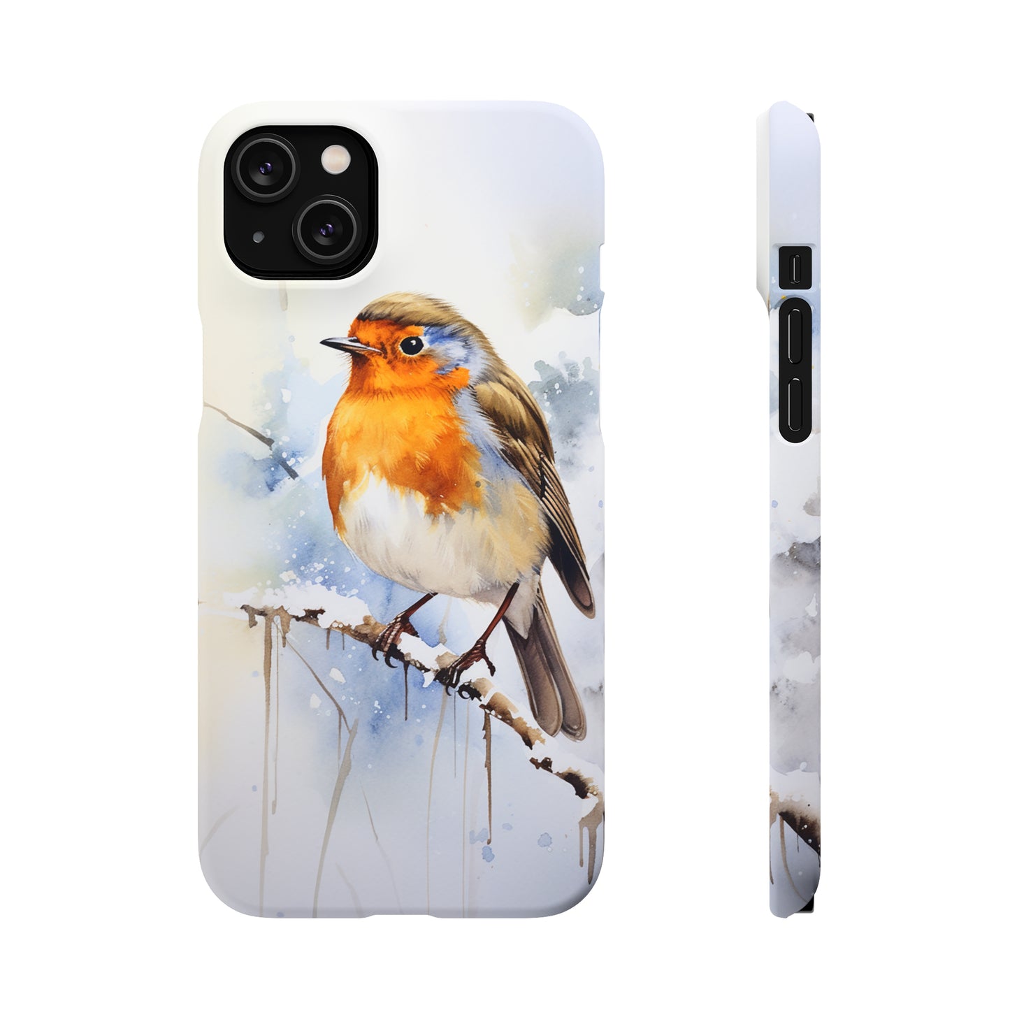 Winter Robin - Snap Cases