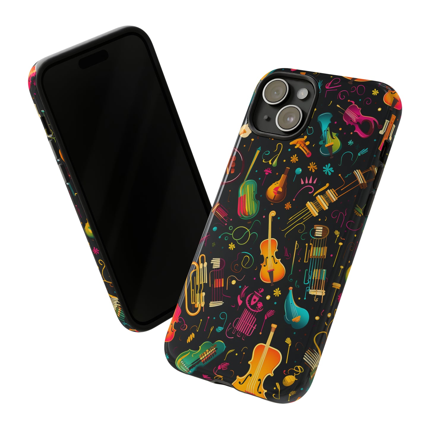 Colourful Musical Instruments - Tough Cases