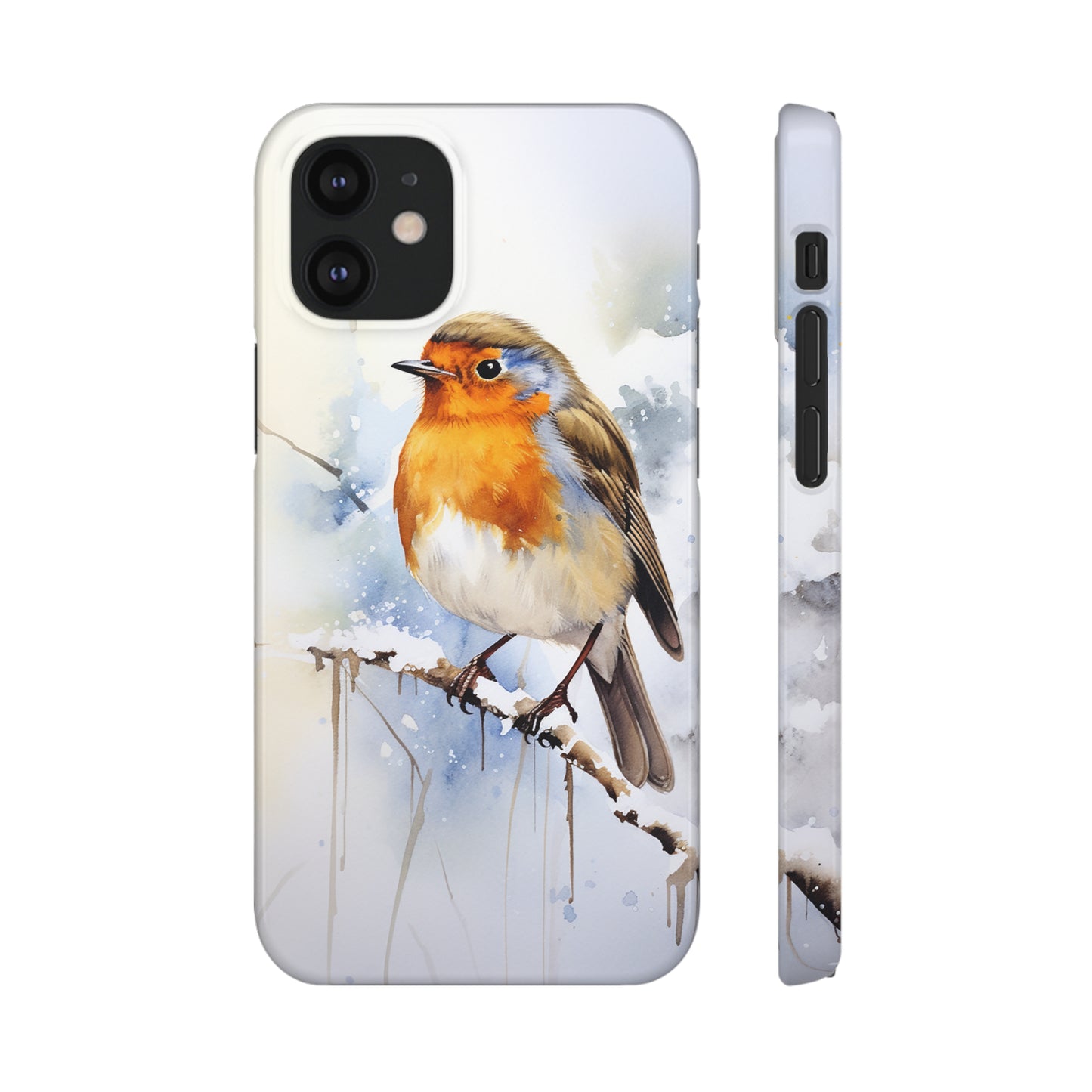 Winter Robin - Snap Cases