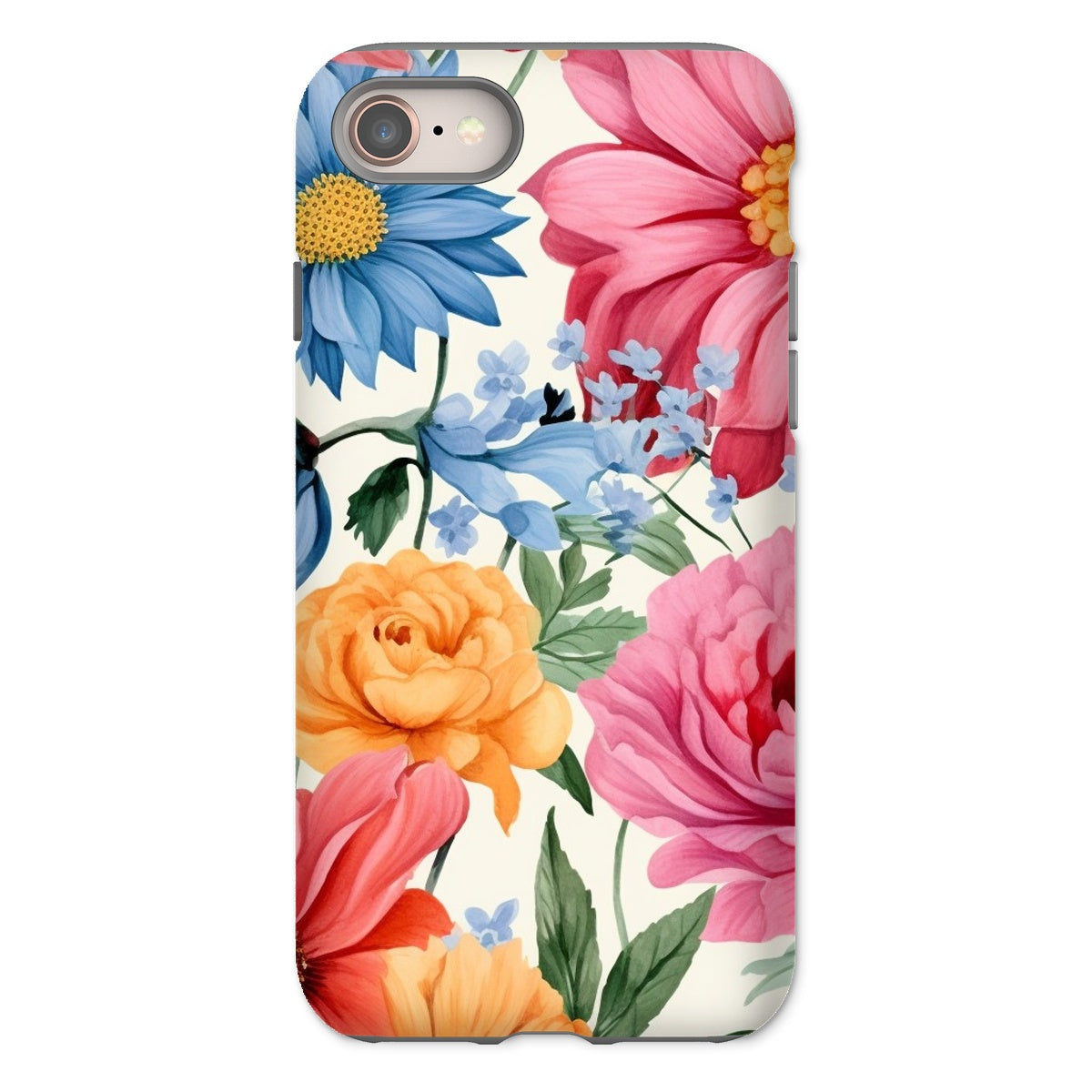 British Summer Flowers Tough Phone Case
