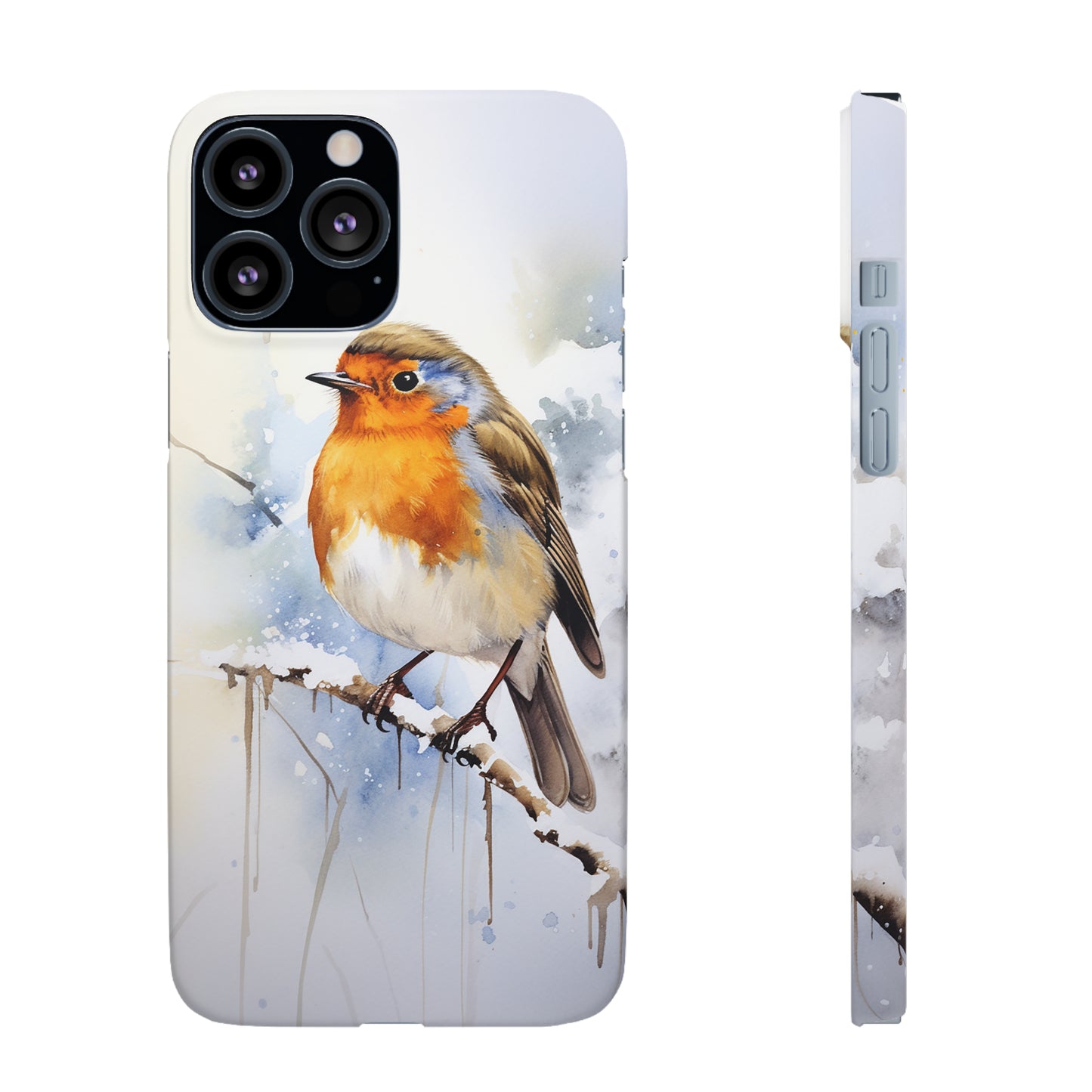 Winter Robin - Snap Cases