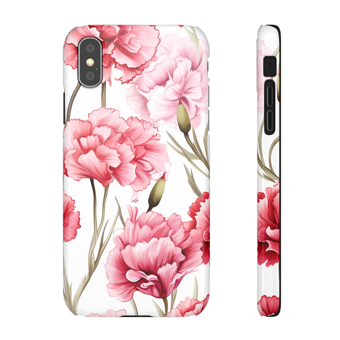 Carnations - Snap Cases