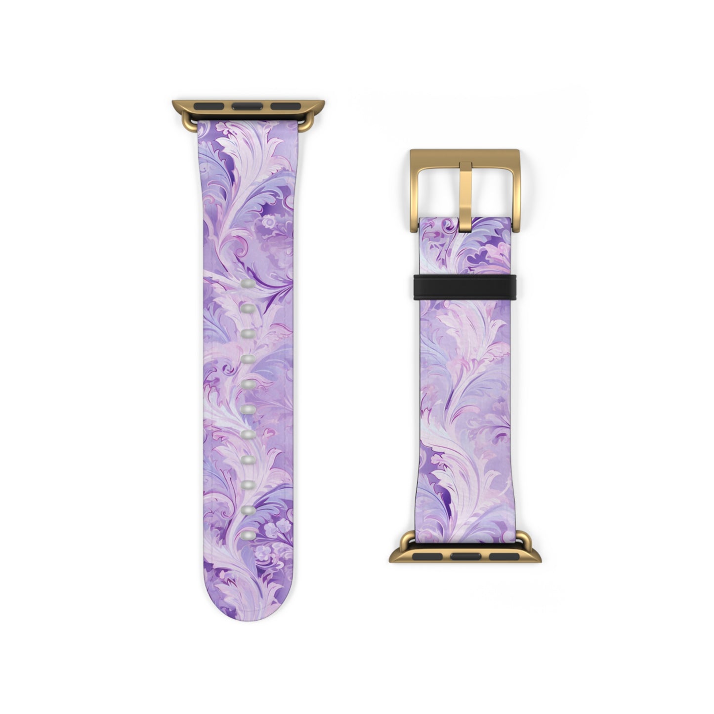 Apple Watch Strap - Pastel Lilac Paisley