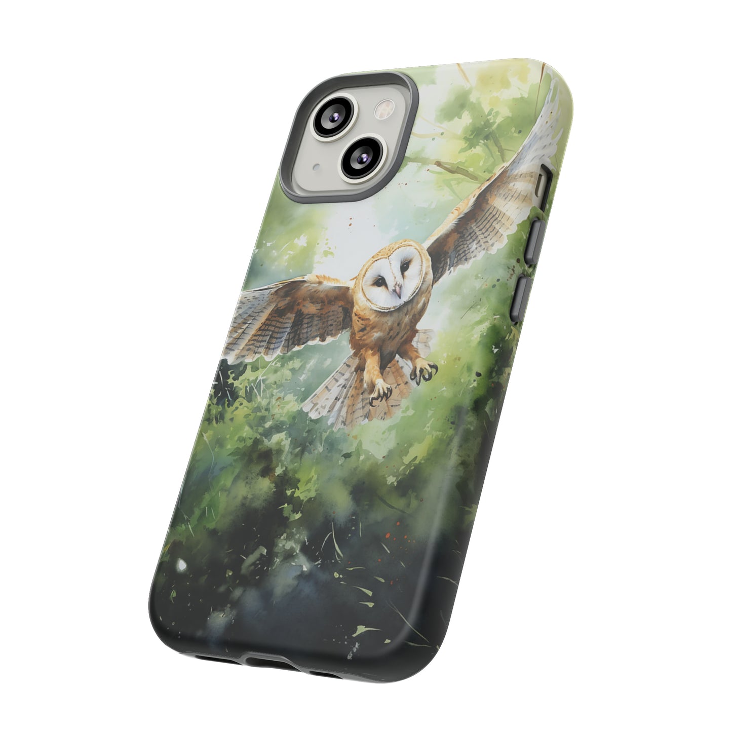 Barn Owl Watercolour - Tough Case
