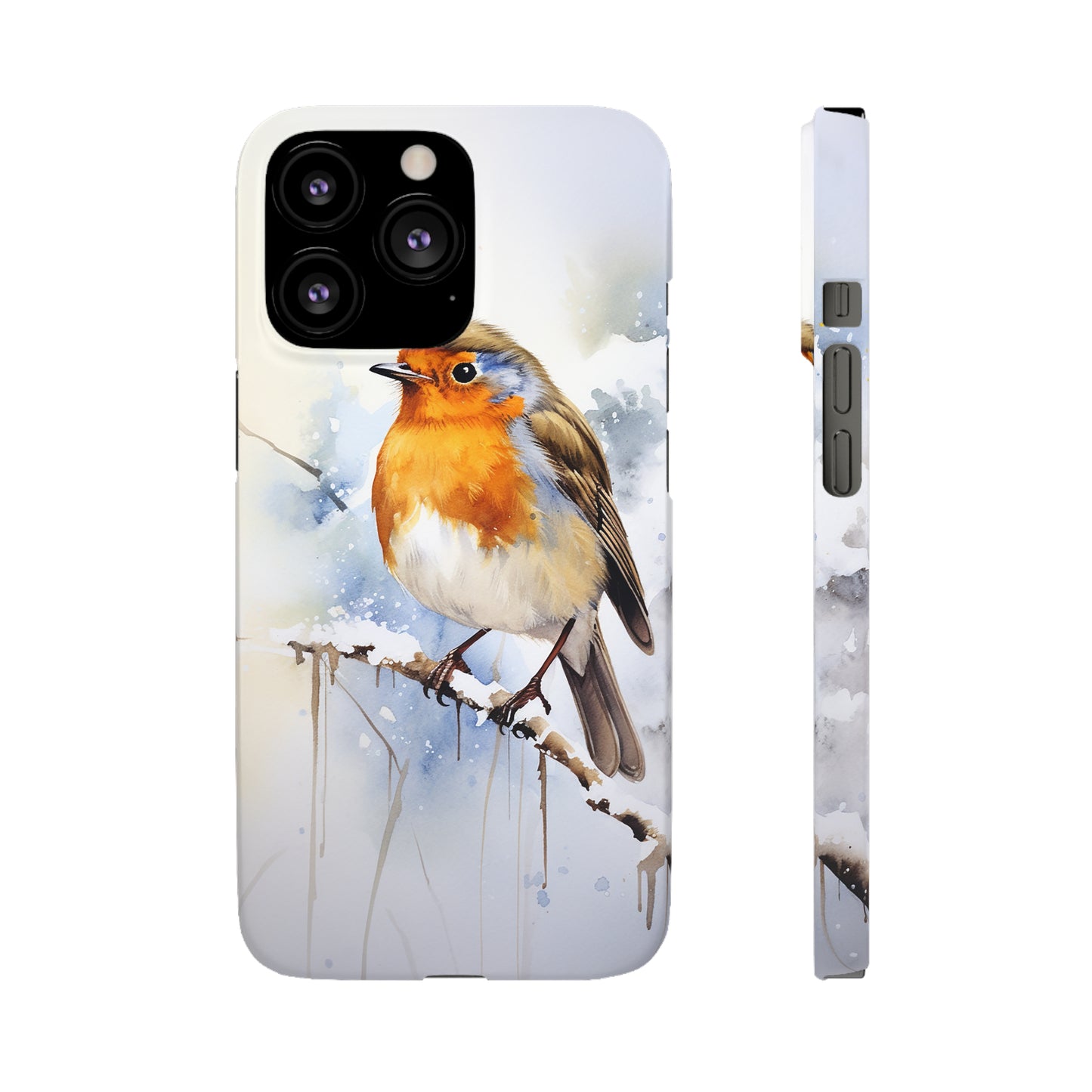 Winter Robin - Snap Cases