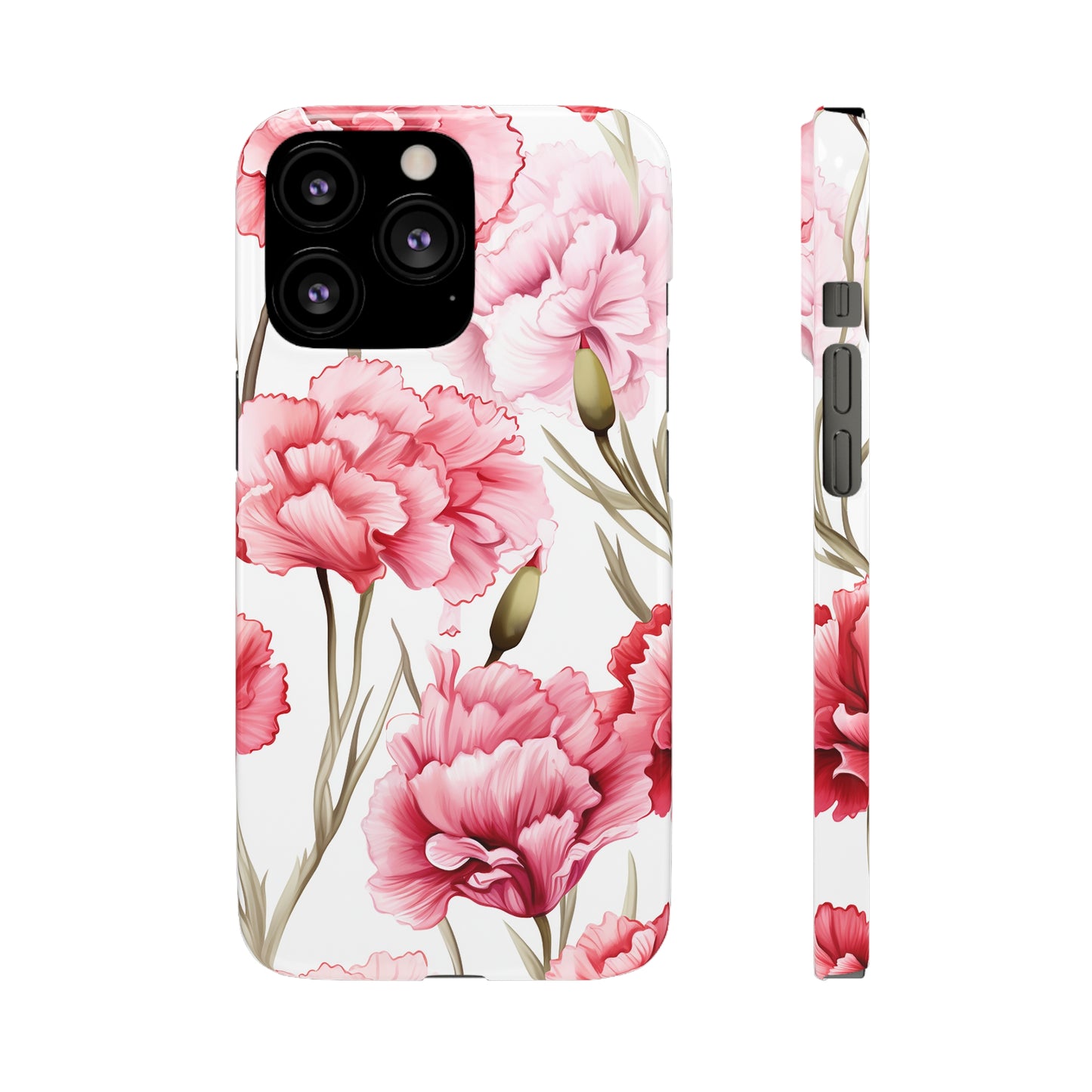 Carnations - Snap Cases
