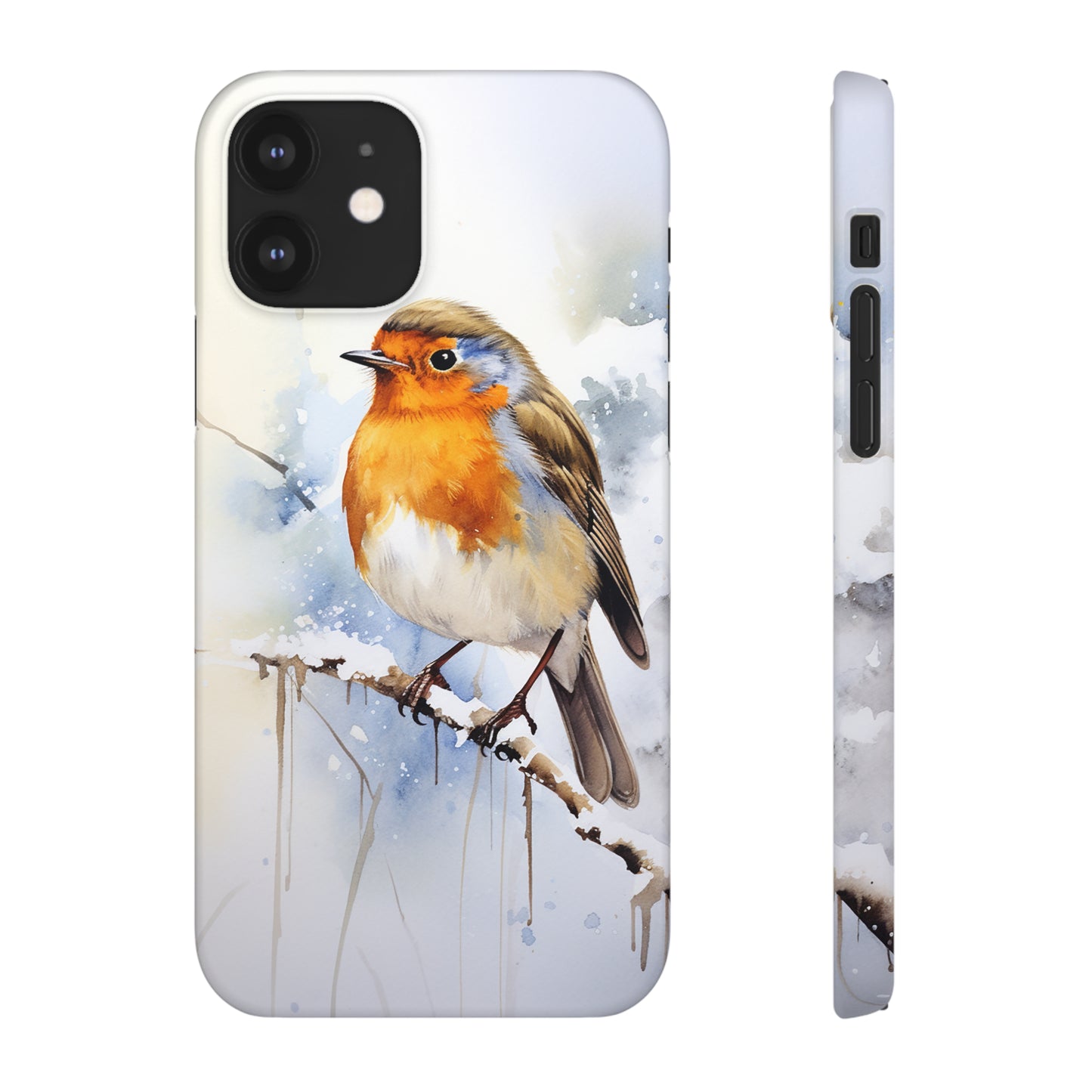 Winter Robin - Snap Cases