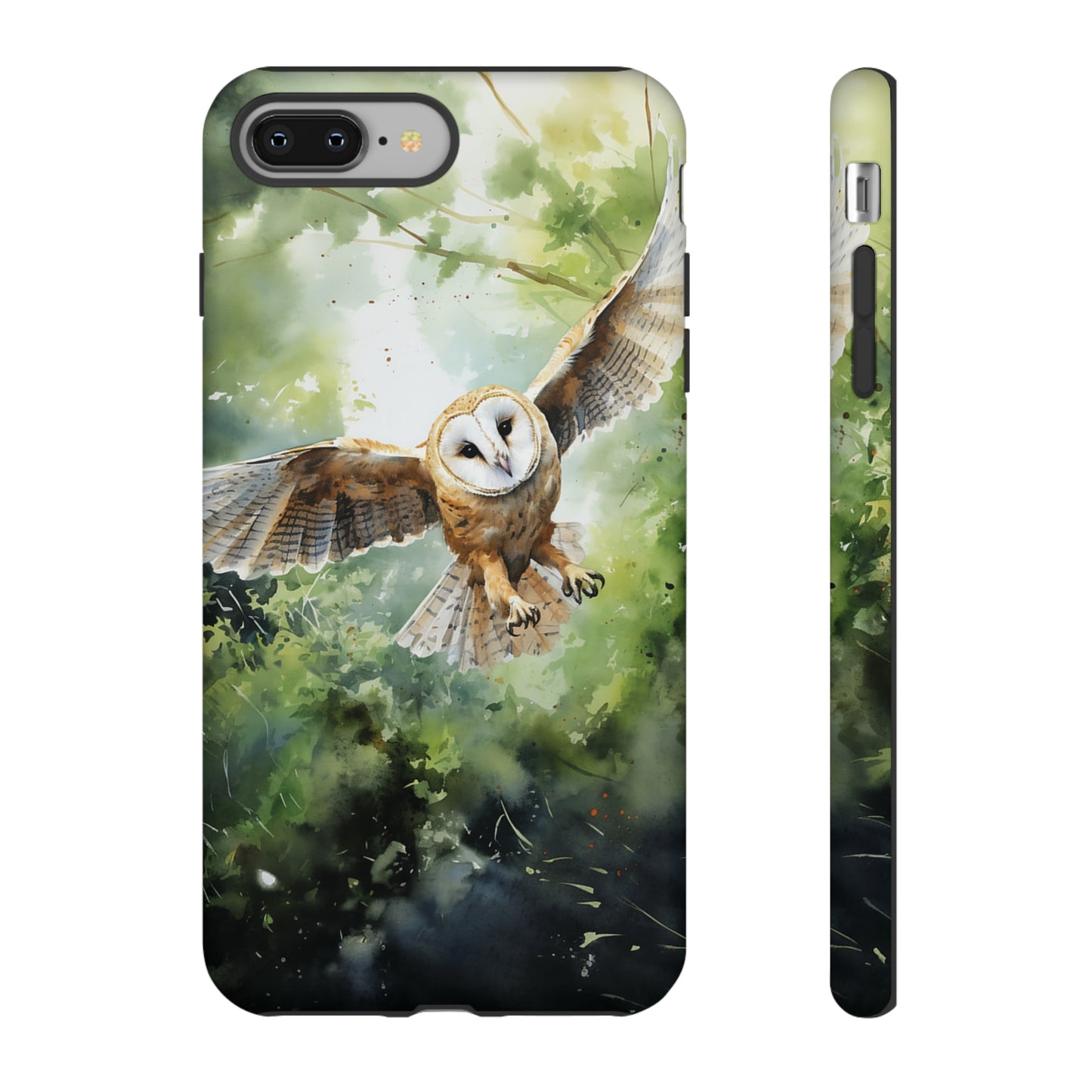 Barn Owl Watercolour - Tough Case