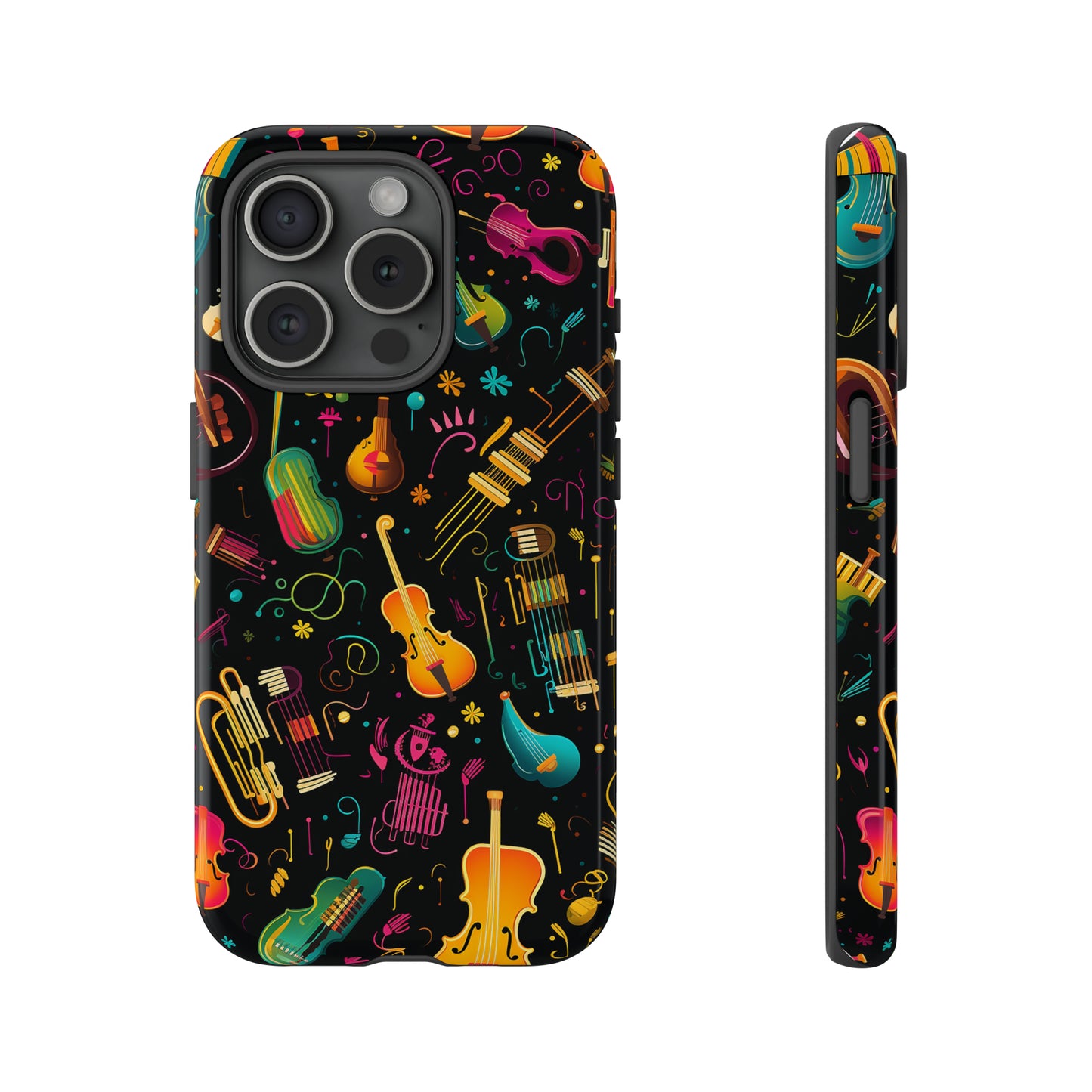 Colourful Musical Instruments - Tough Cases
