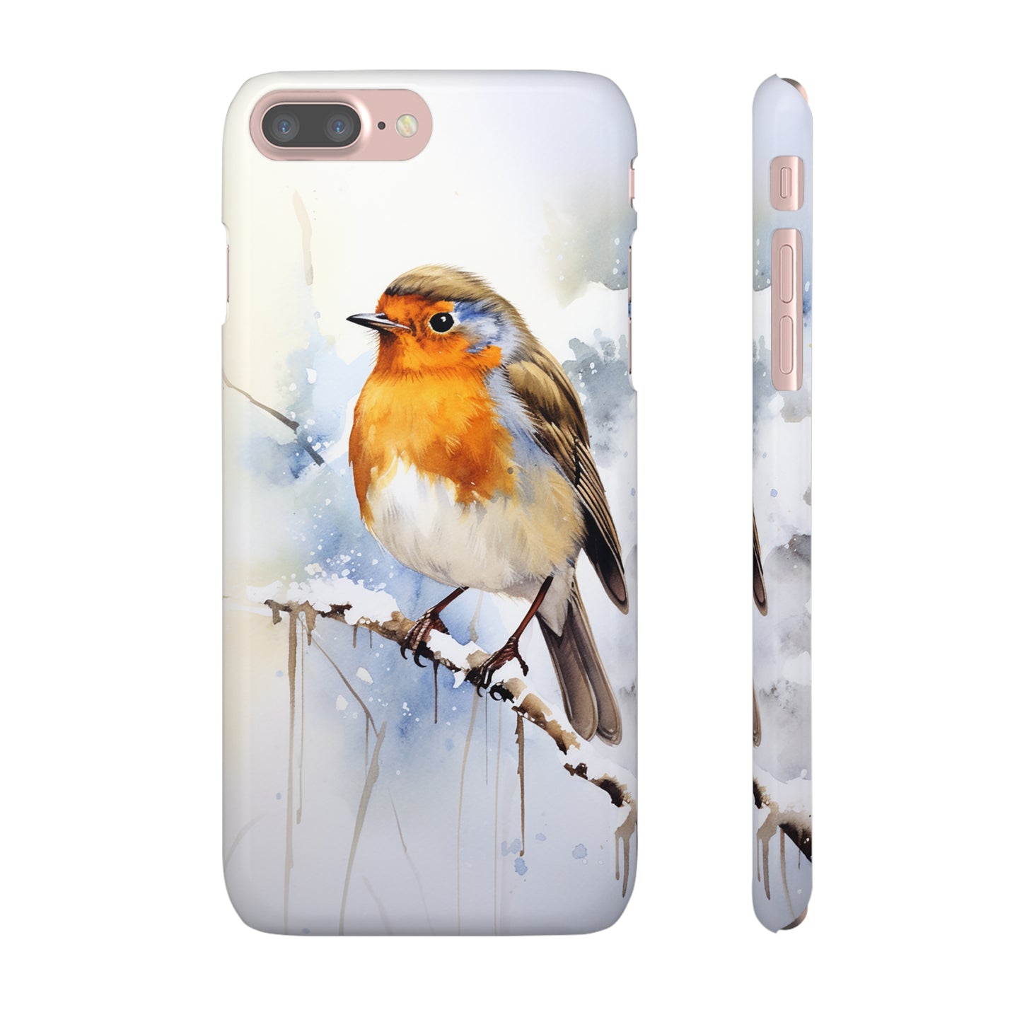 Winter Robin - Snap Cases