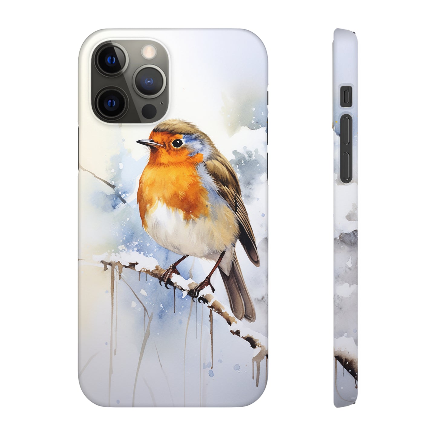 Winter Robin - Snap Cases