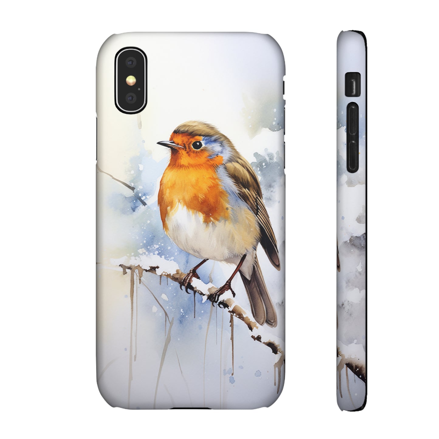 Winter Robin - Snap Cases