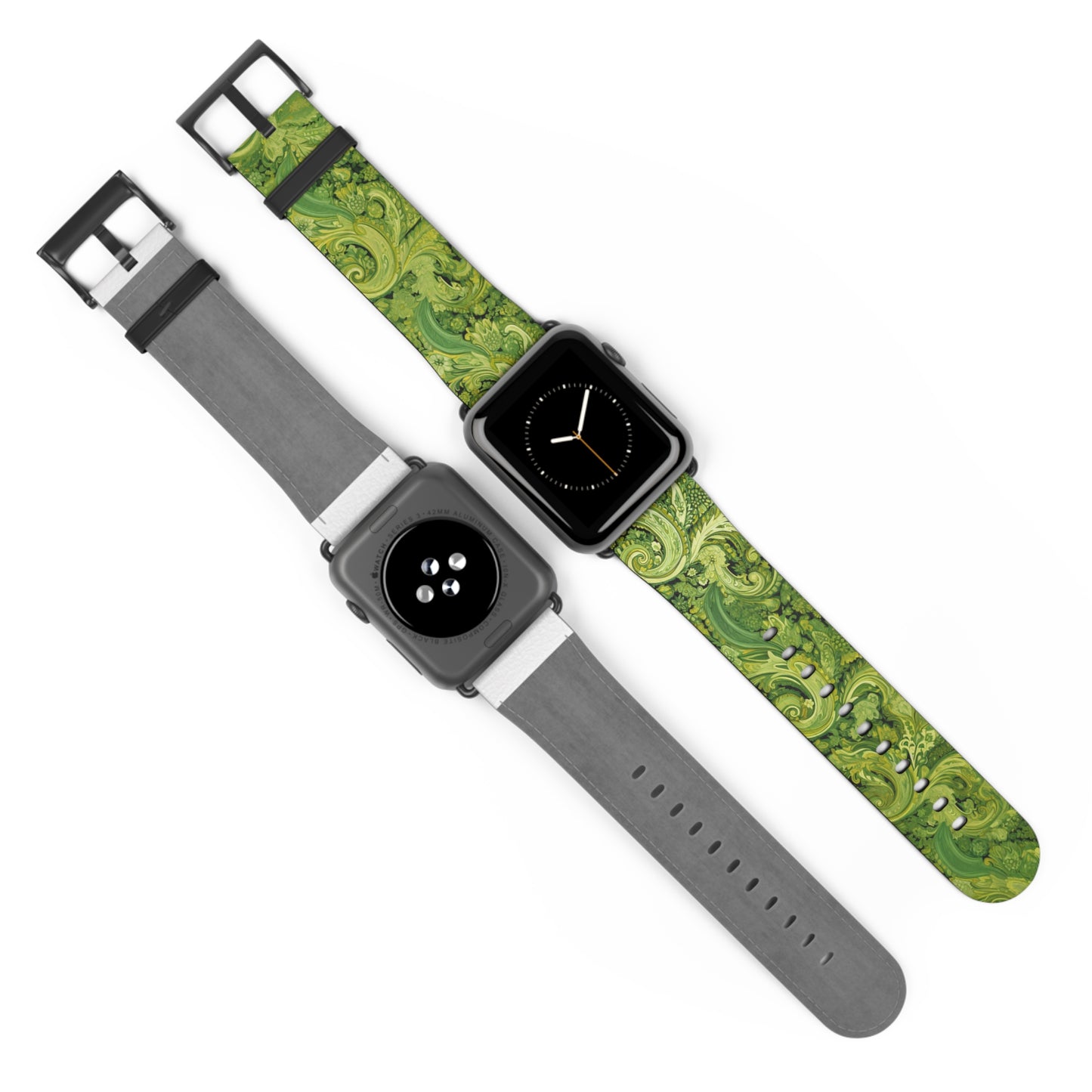 Apple Watch Strap - Pistachio Green Paisley