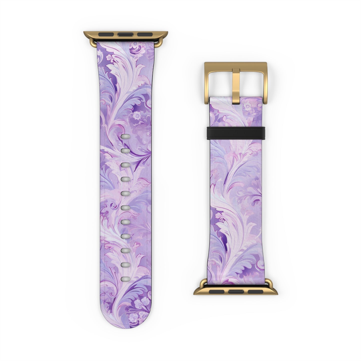Apple Watch Strap - Pastel Lilac Paisley
