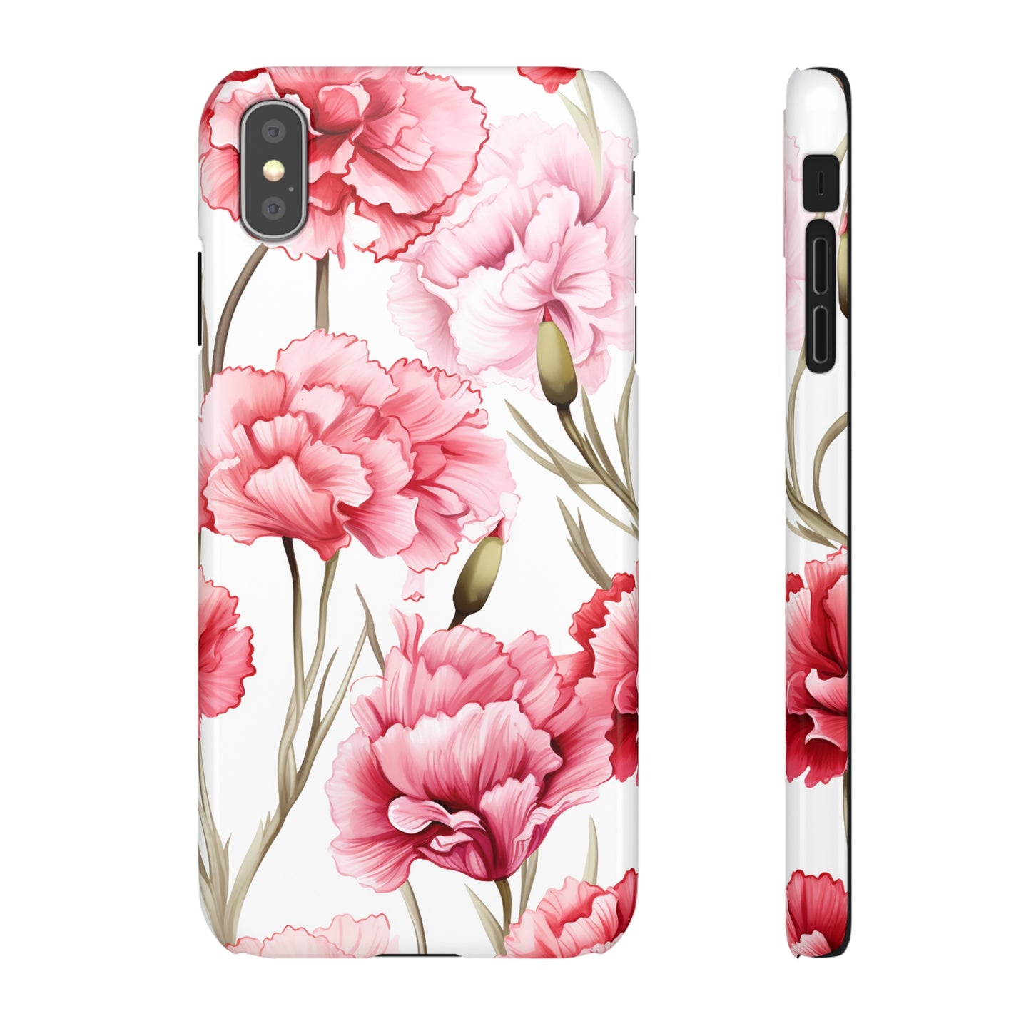 Carnations - Snap Cases
