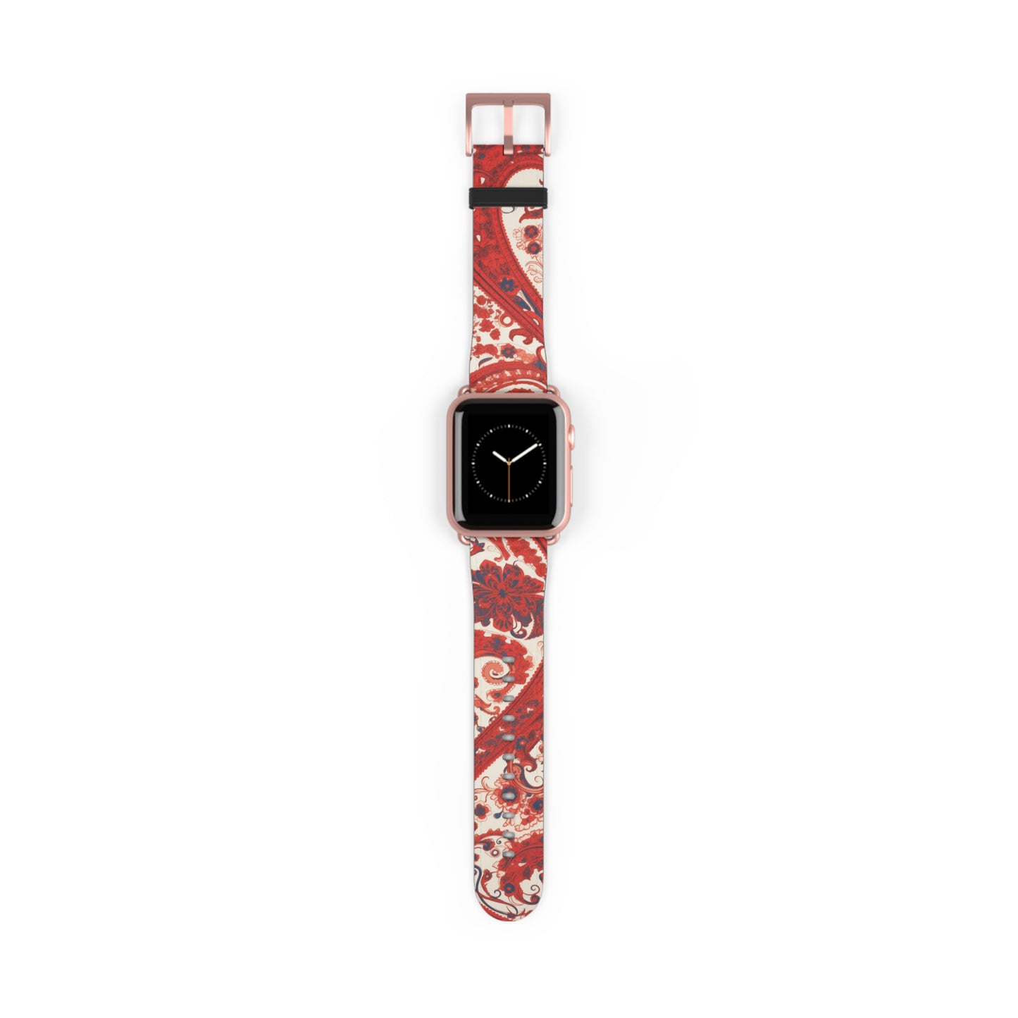 Apple Watch Strap - Red Paisley