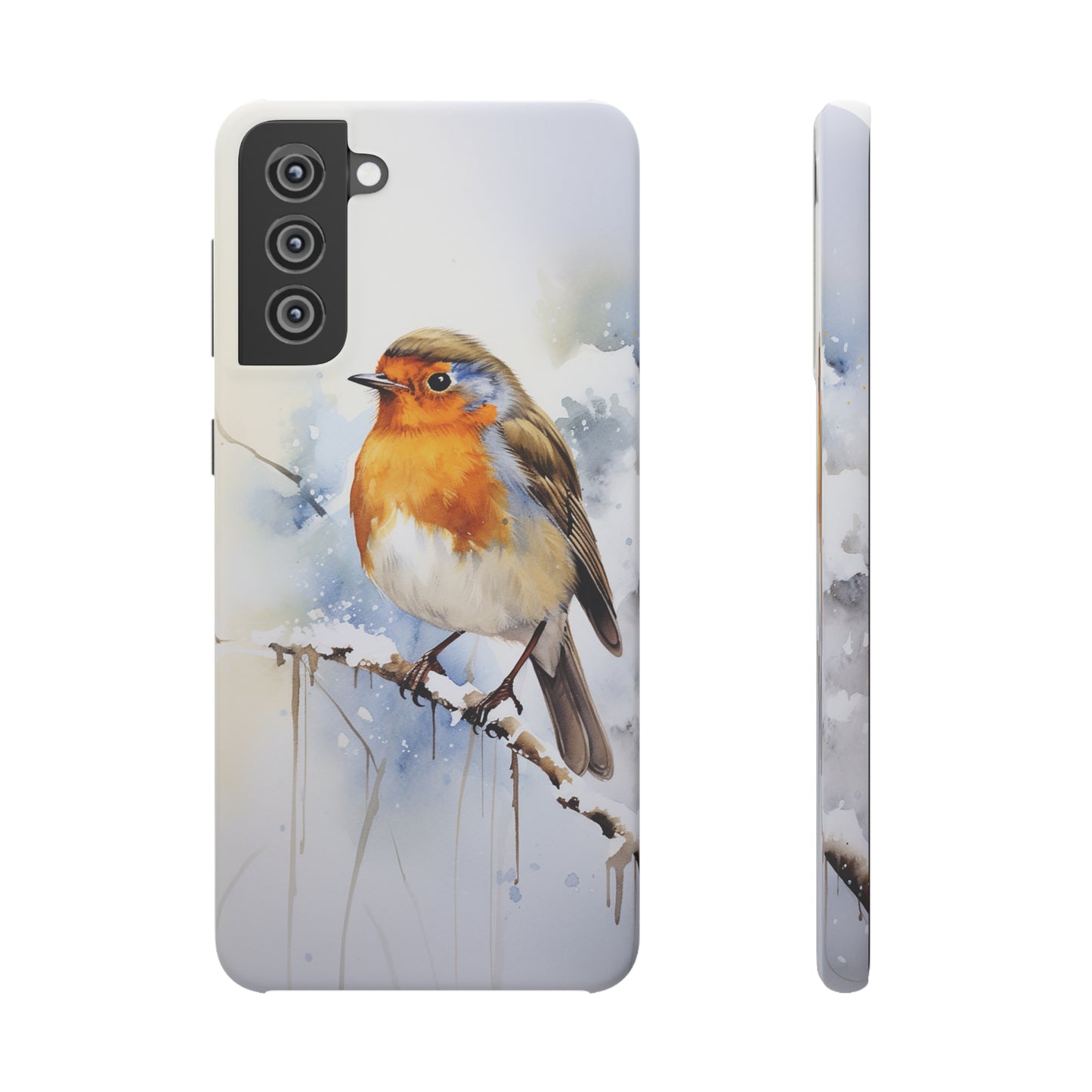 Winter Robin - Snap Cases