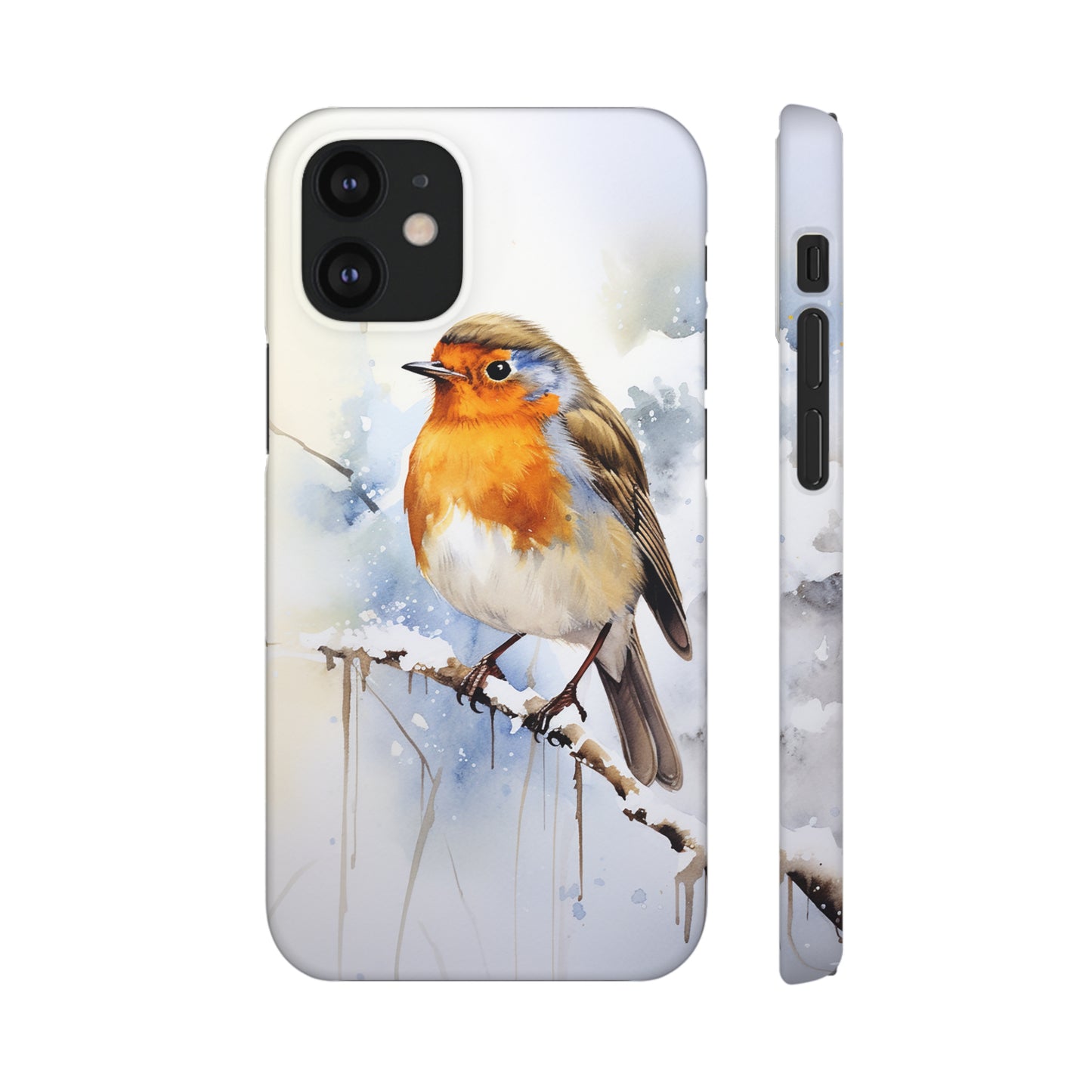 Winter Robin - Snap Cases
