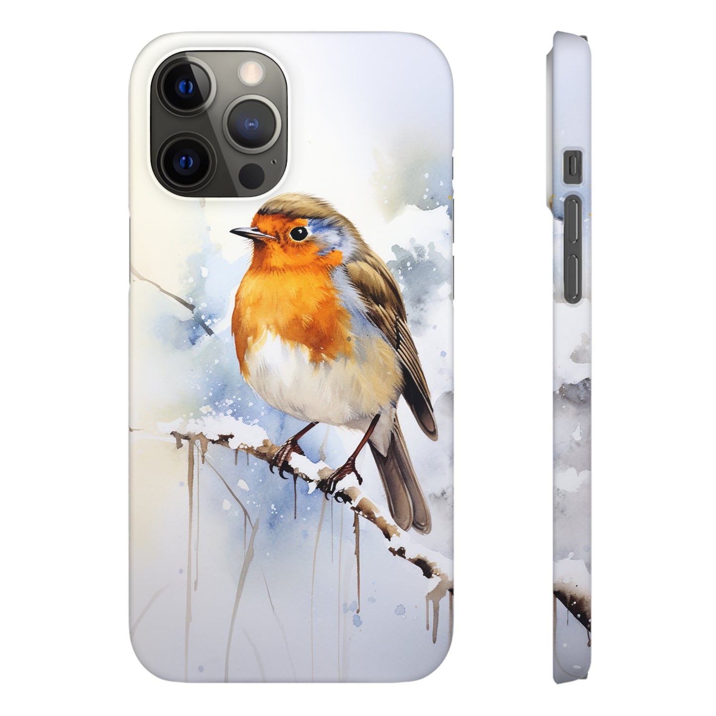 Winter Robin - Snap Cases