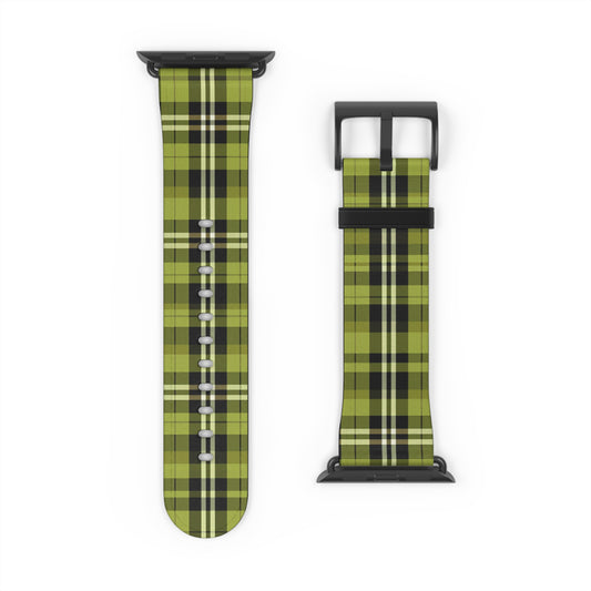 Apple Watch Strap - Pistachio Tartan