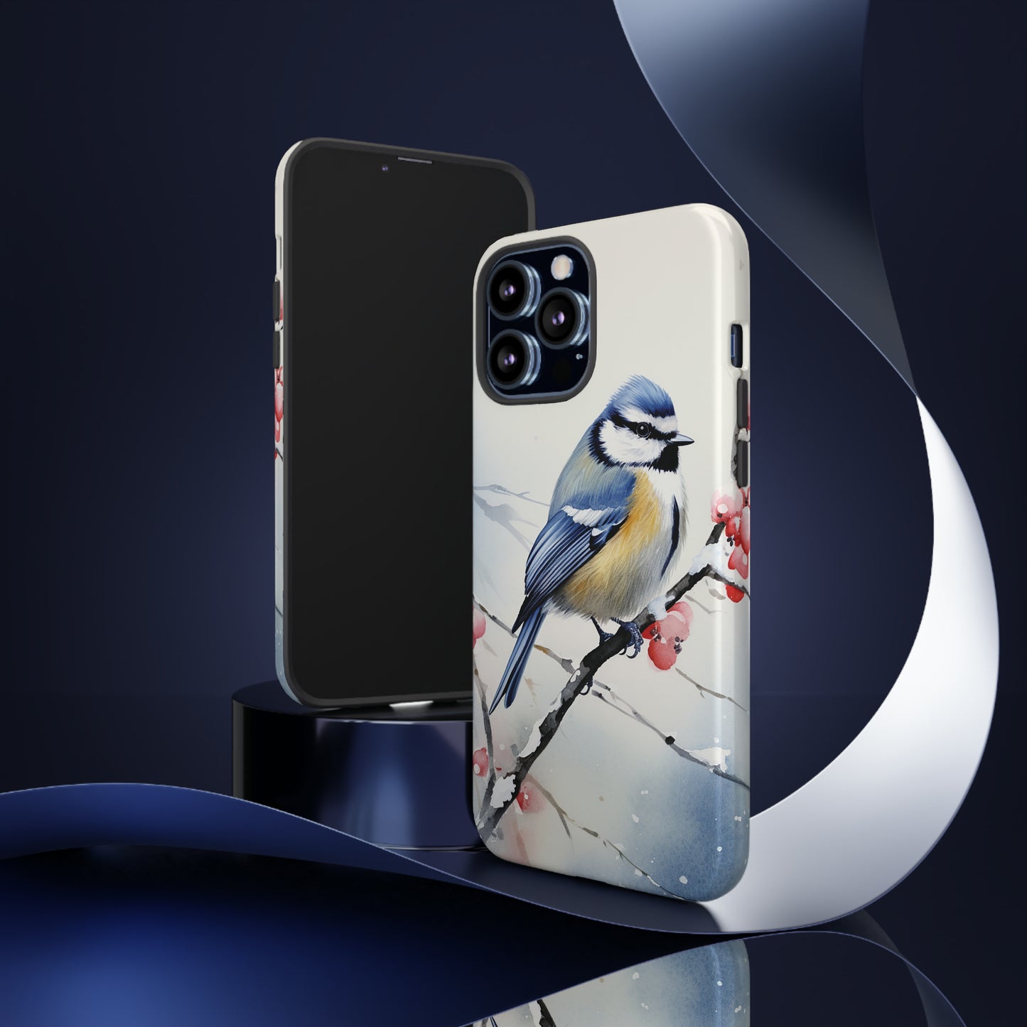 Winter Blue Tit - Tough Cases