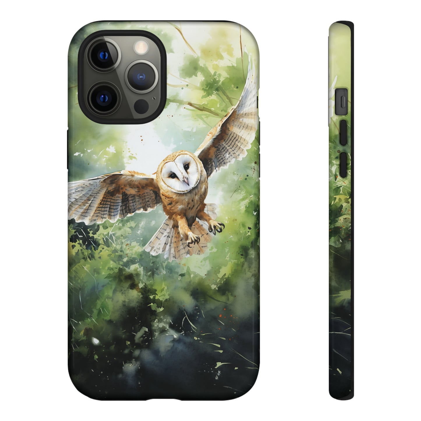 Barn Owl Watercolour - Tough Case