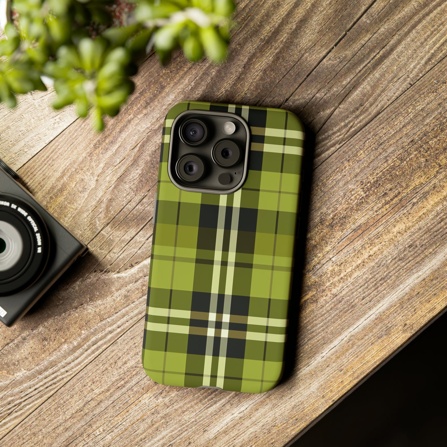 Pistachio Tartan - Tough Cases