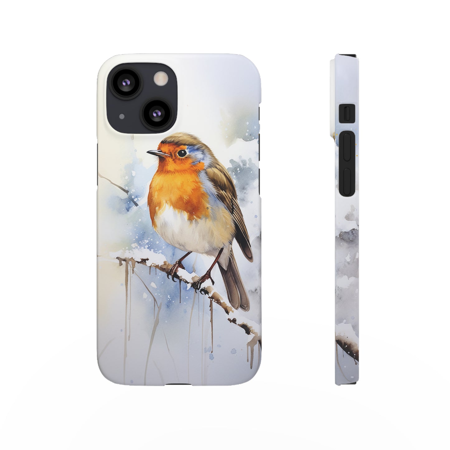 Winter Robin - Snap Cases