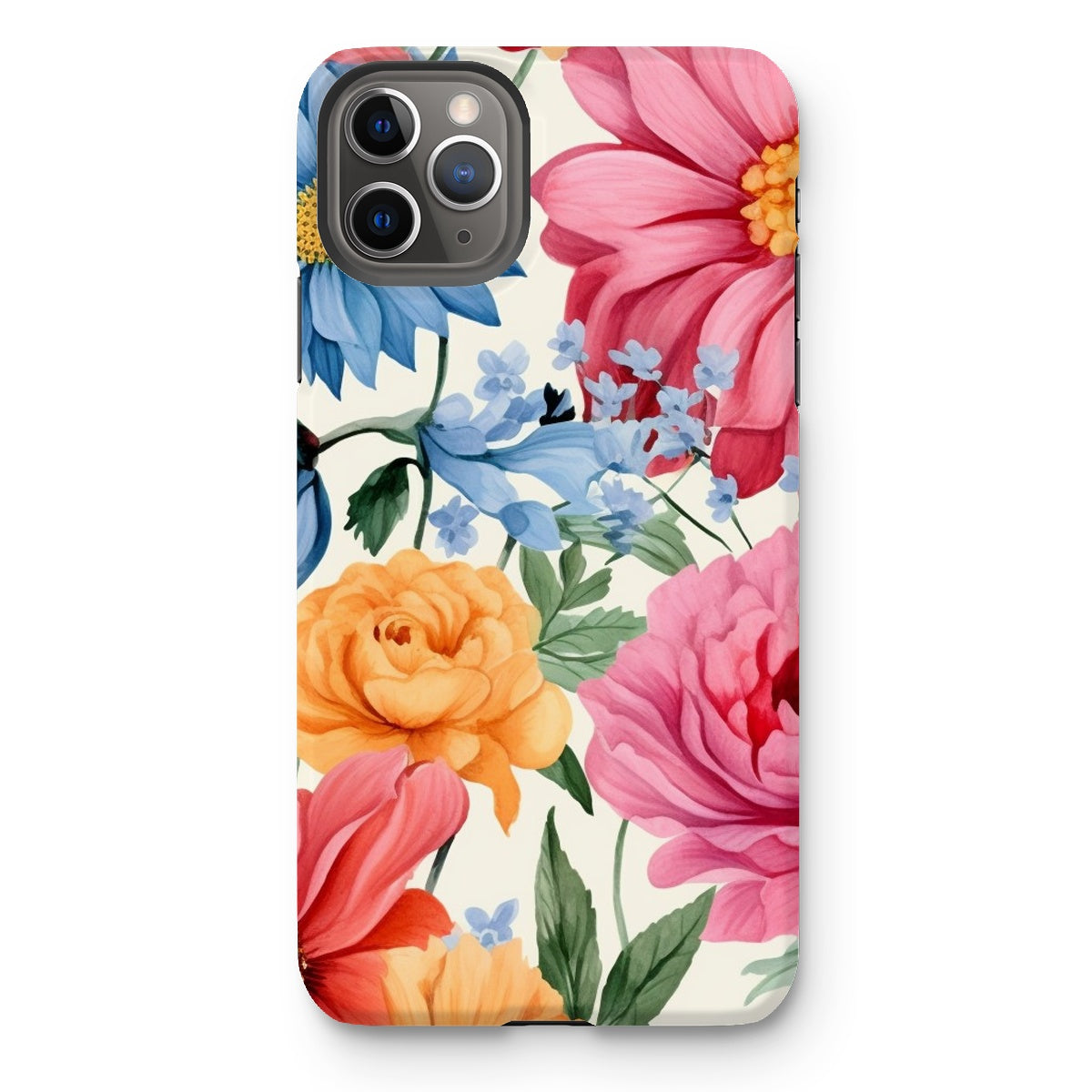 British Summer Flowers Tough Phone Case
