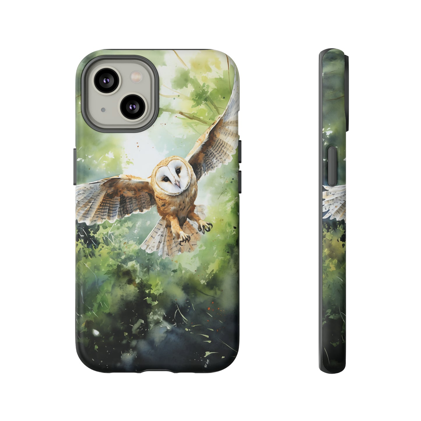 Barn Owl Watercolour - Tough Case