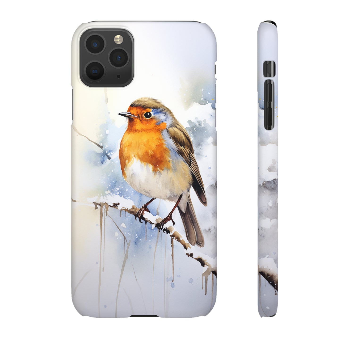 Winter Robin - Snap Cases