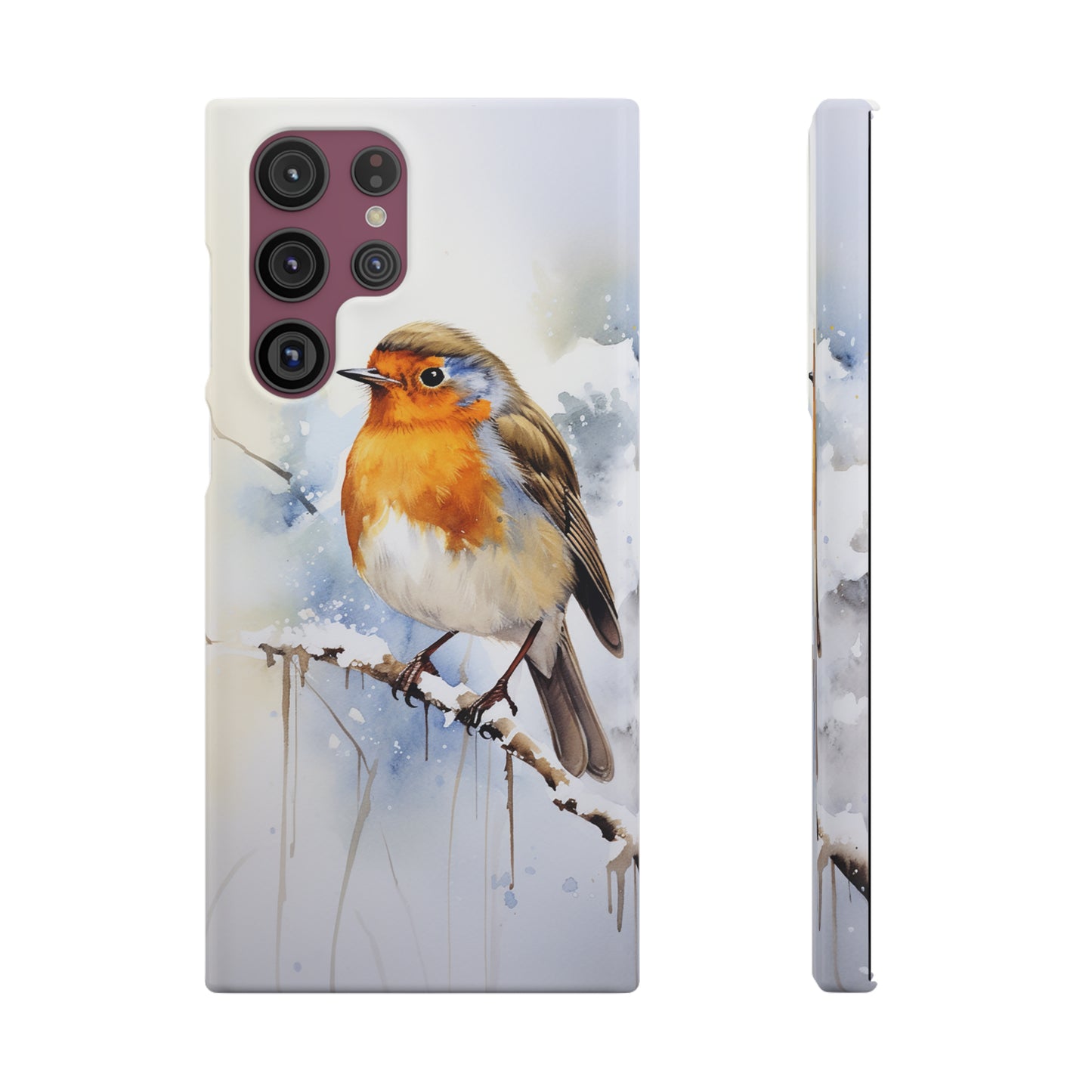 Winter Robin - Snap Cases