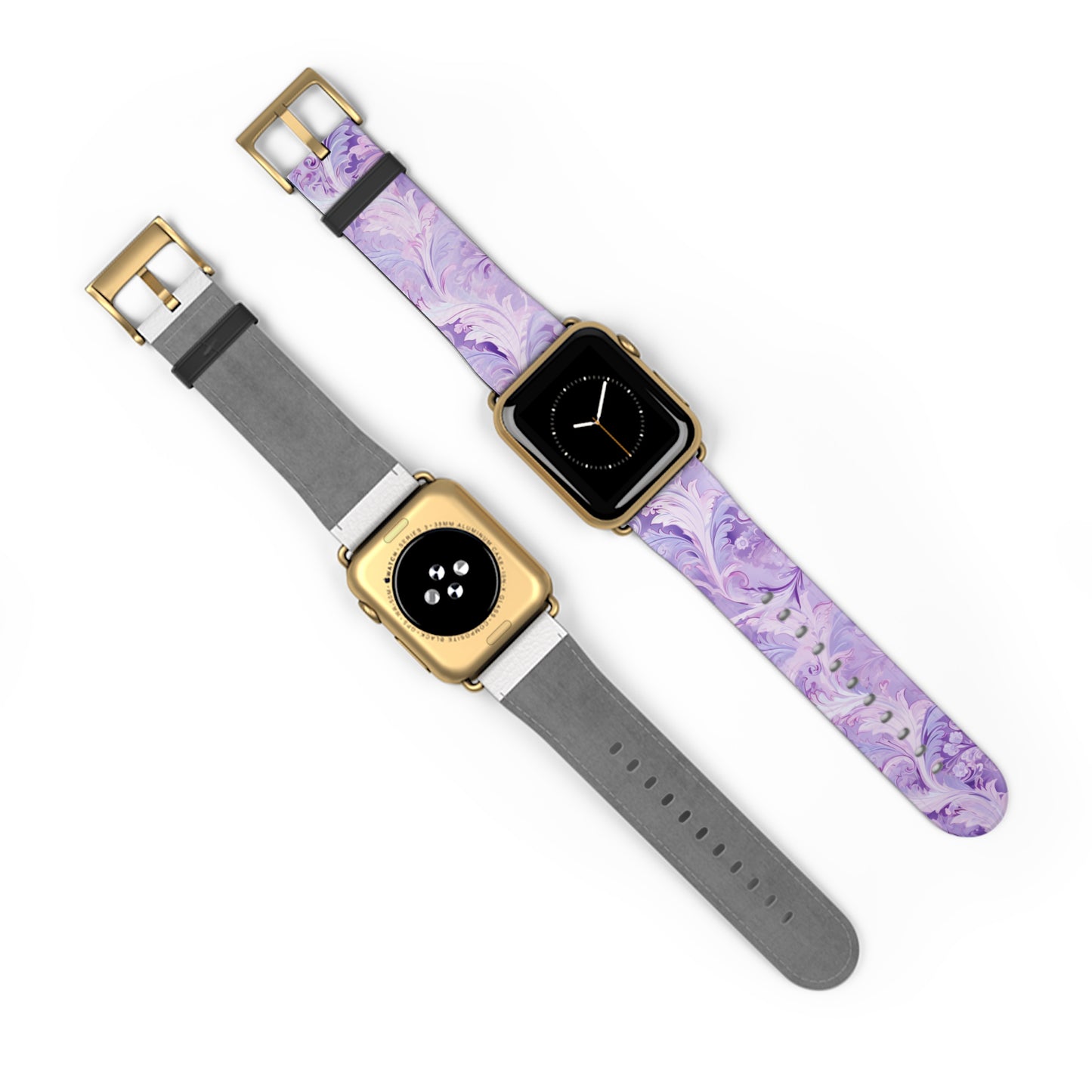 Apple Watch Strap - Pastel Lilac Paisley
