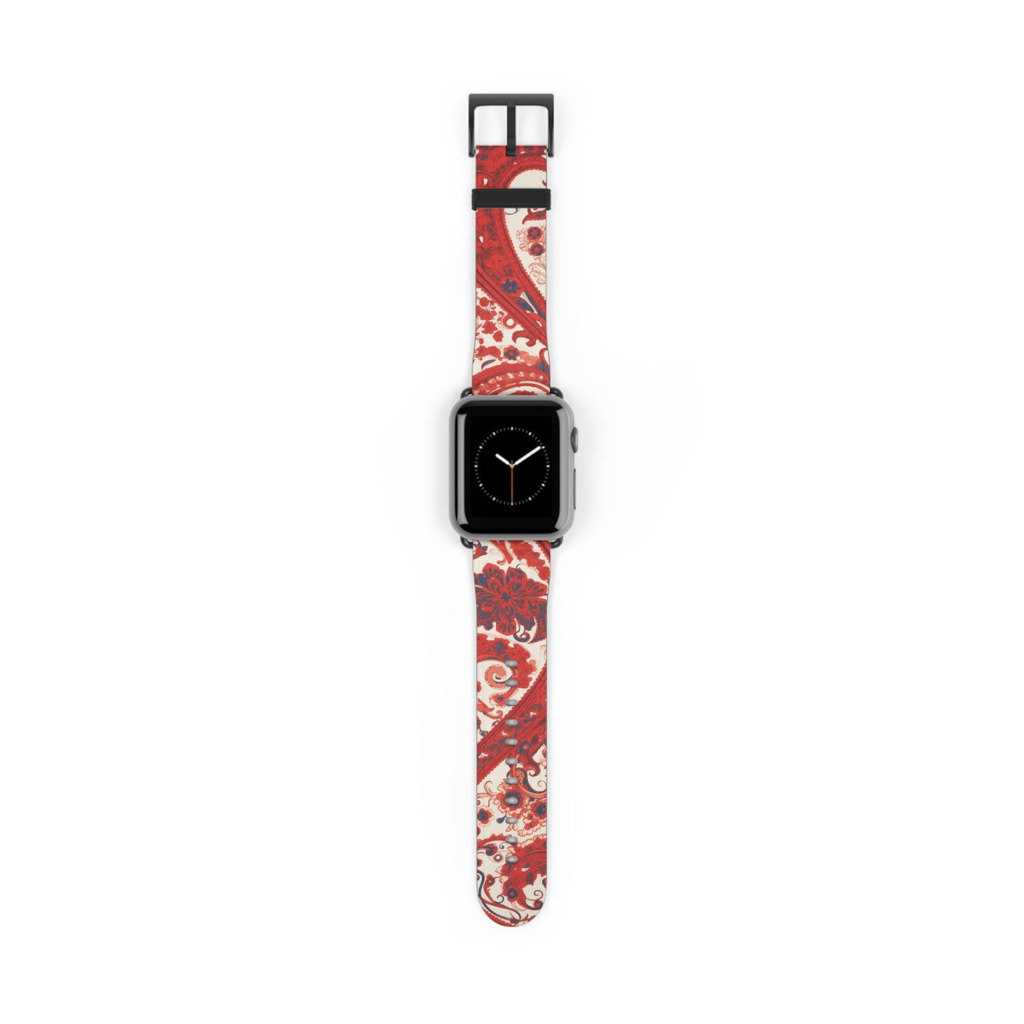 Apple Watch Strap - Red Paisley