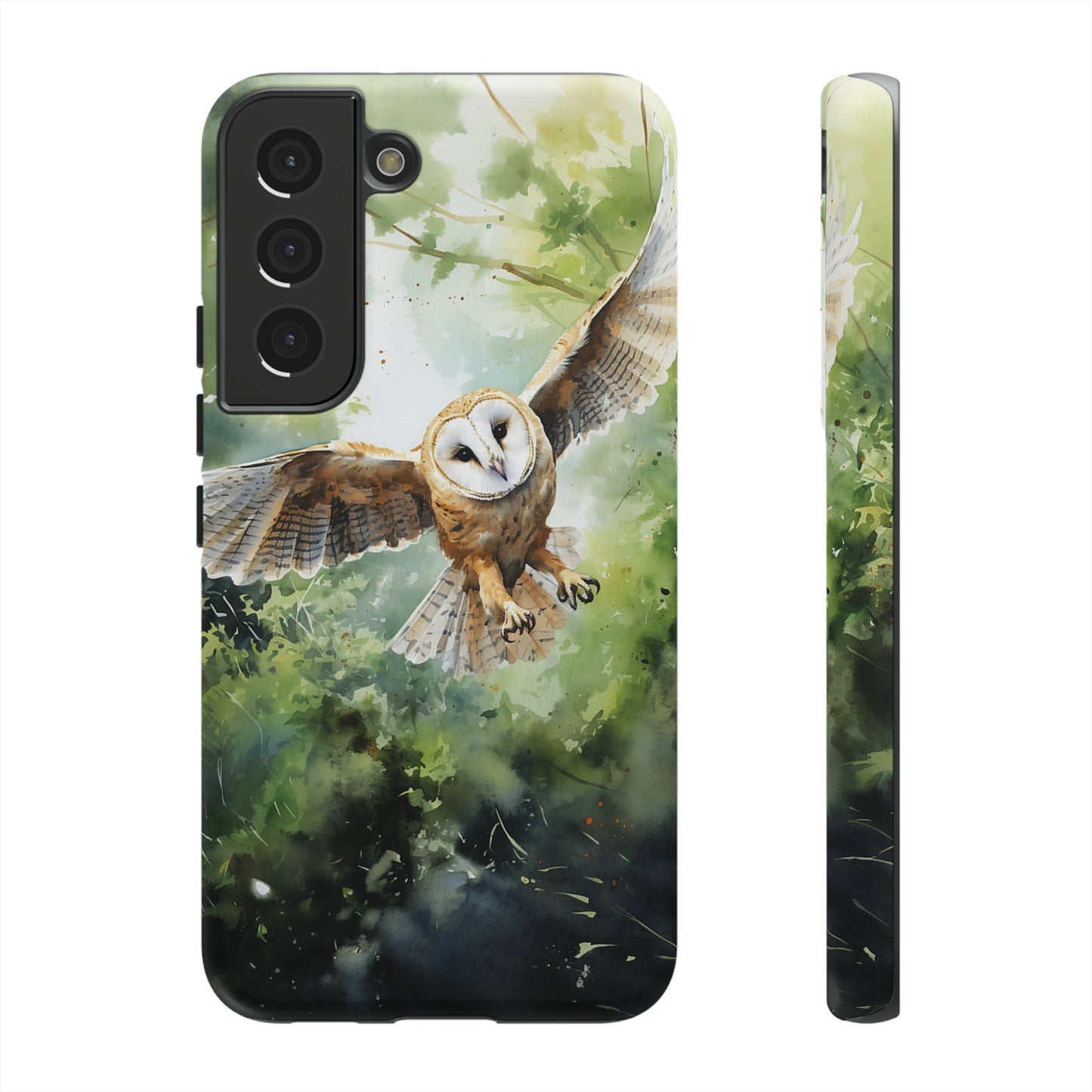 Barn Owl Watercolour - Tough Case