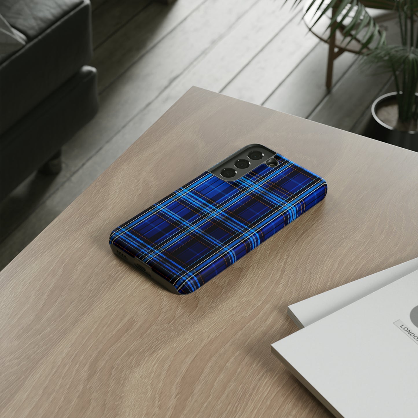 Royal Blue Tartan - Tough Cases