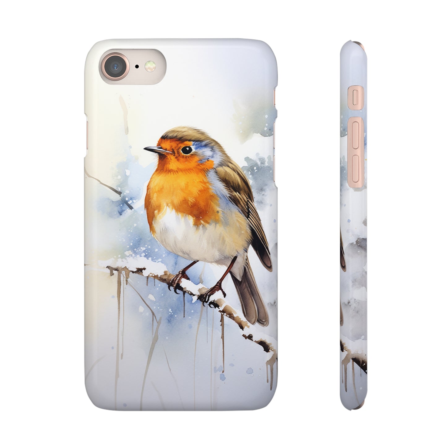 Winter Robin - Snap Cases