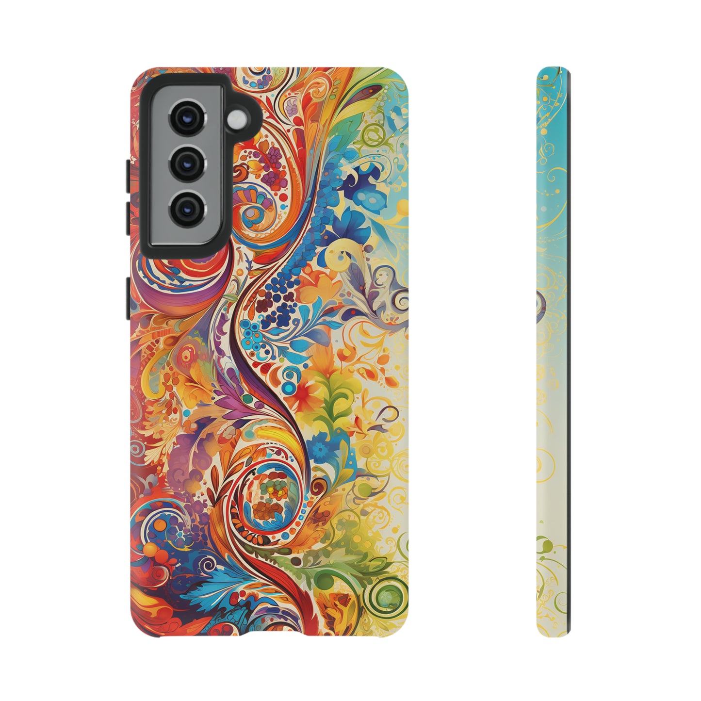 Rainbow Paisley - Tough Cases