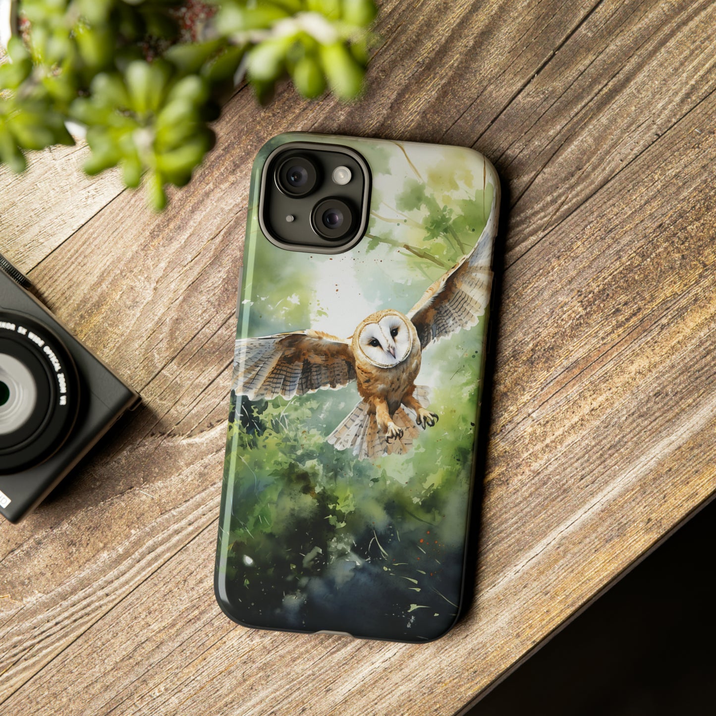 Barn Owl Watercolour - Tough Case