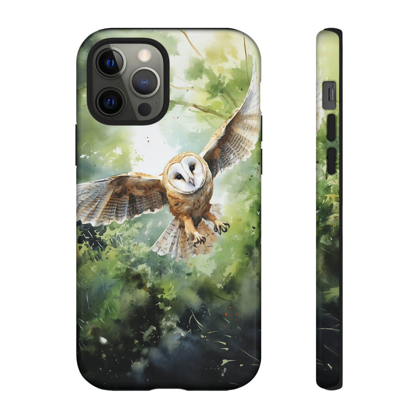 Barn Owl Watercolour - Tough Case