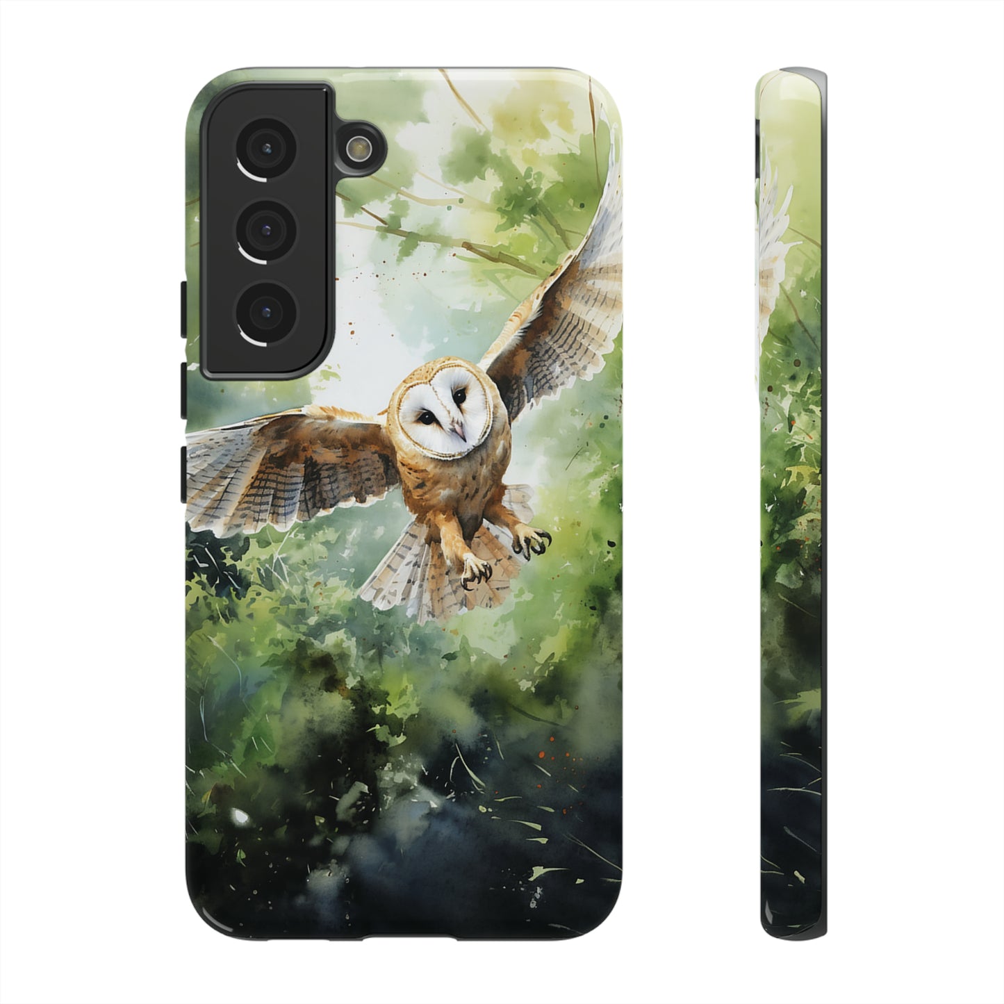 Barn Owl Watercolour - Tough Case
