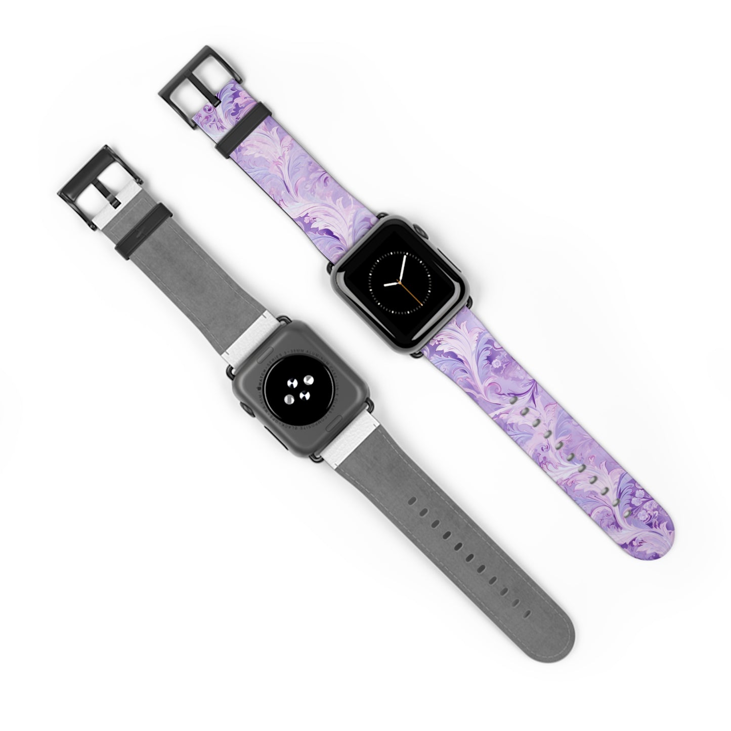 Apple Watch Strap - Pastel Lilac Paisley